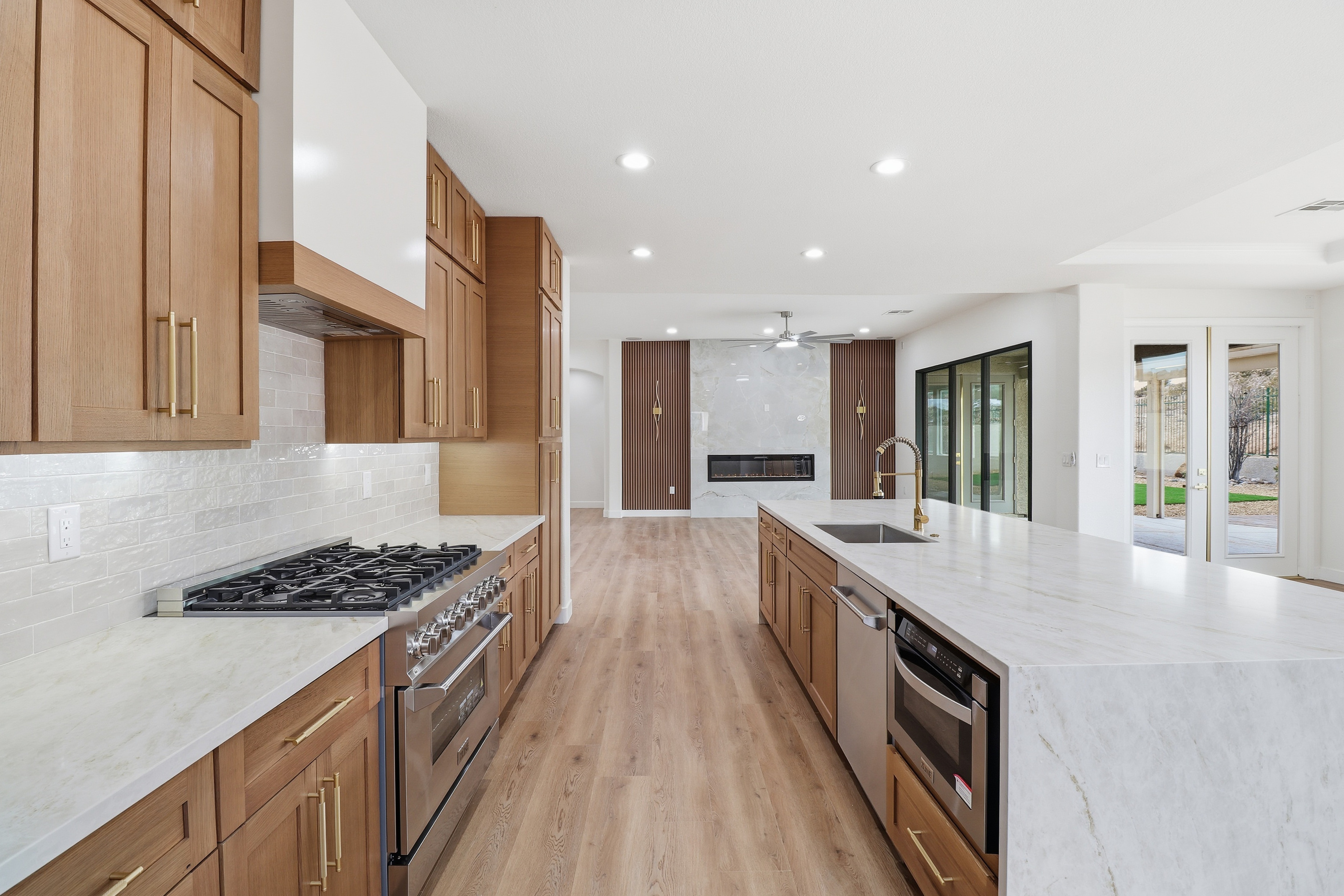 Modern kitchen real estate photography