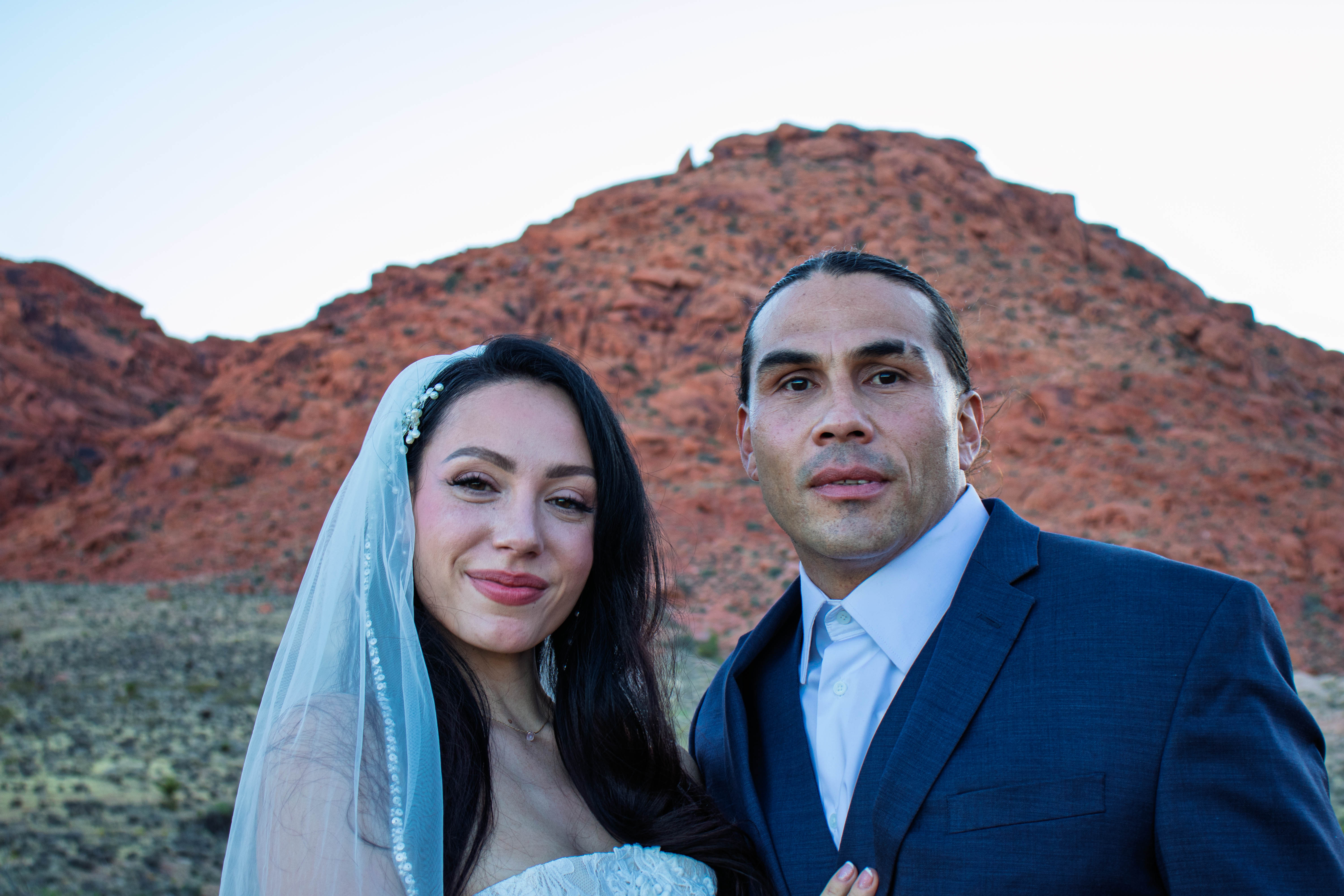 Couple portrait at Red Rock Canyon